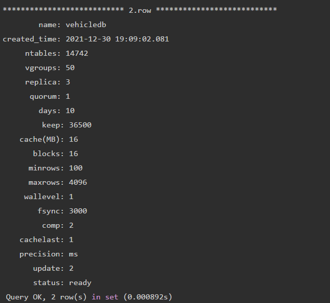 TDengine 在吉科軟車輛監管中的應用實踐 - TDengine Database 時序數據庫 2.row TDengine Database