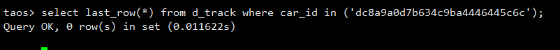 TDengine 在吉科軟車輛監管中的應用實踐 - TDengine Database 時序數據庫 Query OK, 0 row(s) in set (0.011622s)
TDengine Database