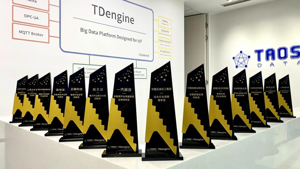 濤思數據公布「2023 年度中國時序數據應用創新獎」,這些企業的數字化轉型值得借鑒 - TDengine Database 時序數據庫 濤思數據公布「2023 年度中國時序數據應用創新獎」,這些企業的數字化轉型值得借鑒 - TDengine Database 時序數據庫
