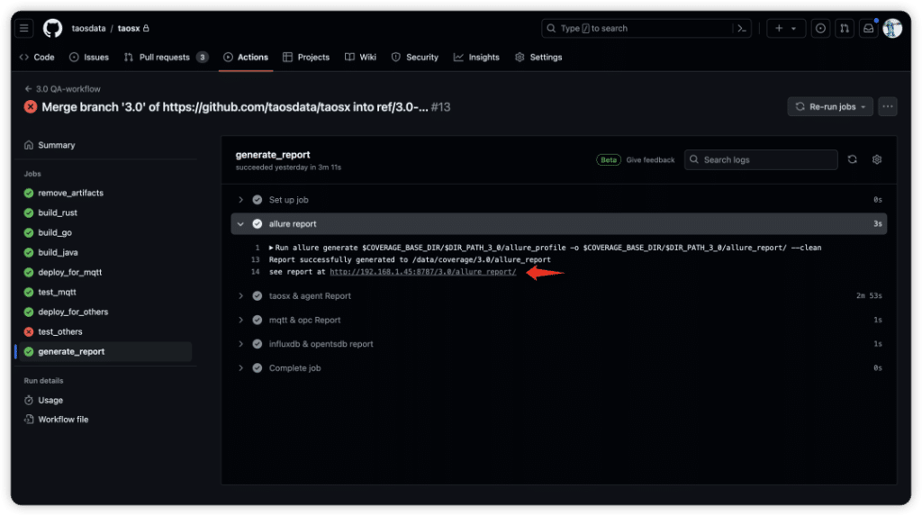 干貨分享!基于 Github Action 的 taosX CI 搭建 - TDengine Database 時序數據庫 干貨分享!基于 Github Action 的 taosX CI 搭建 - TDengine Database 時序數據庫